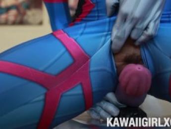 D.va против плохого дракона - сосать, трахать и кончать внутрь от Аполлона Химеры