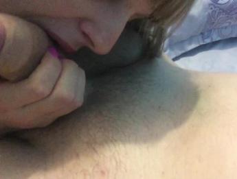 Настоящий домашний минет от младшей сестры, Тренировка