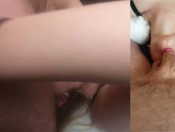 Горячая русская девушка любит отсосать член незнакомцу и кончить на лицо - 2 камеры